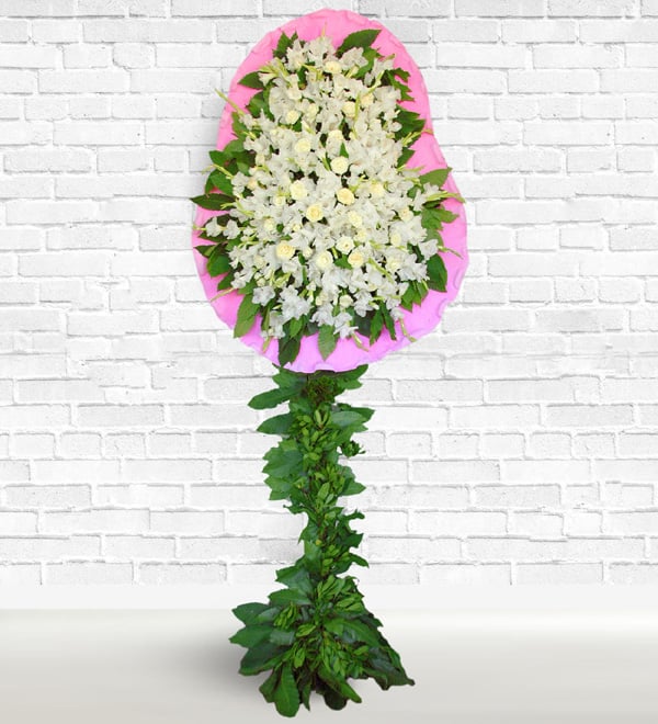 Pembe Beyaz Ferforje