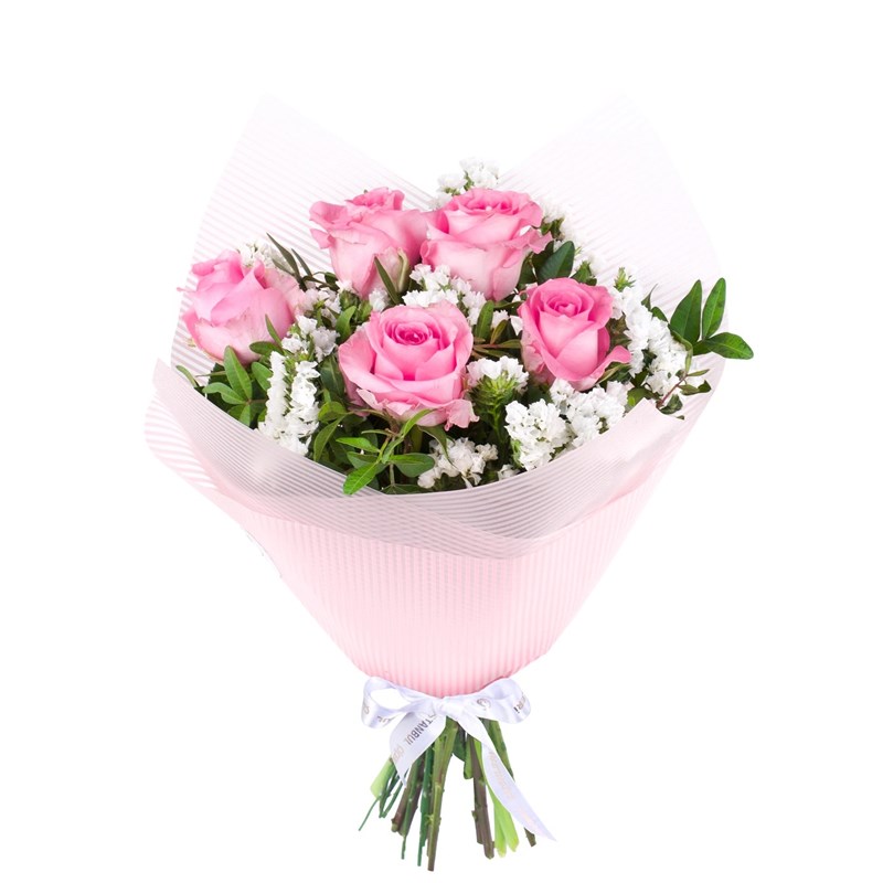 Pembe Gül Buketi 5 li Yeşilköy