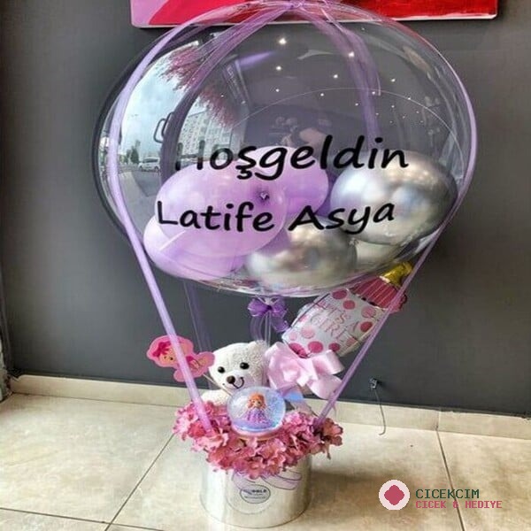Kız Bebek Balon Kutusu